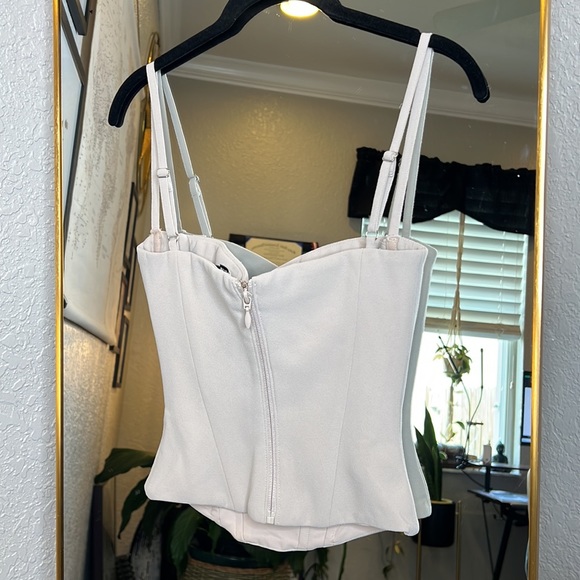 HOUSE OF CB 'Shanna' Oyster Underwired Corset NWOT - Picture 9 of 10